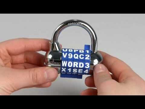 Screen capture of Operating the Master Lock 1534D Password Combination Lock