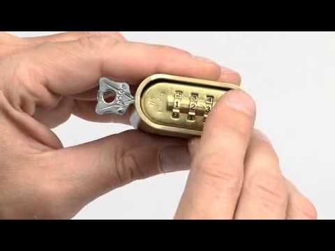 Screen capture of Operating the Master Lock high security combination locks