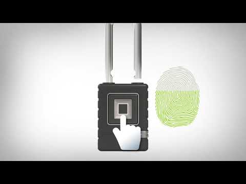 Screen capture of 4901 Biometric Padlock: How to Add Fingerprints