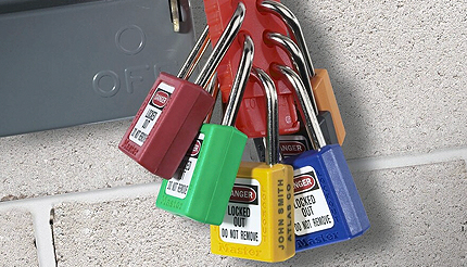 Safety Padlocks for Compliant Lockout Program